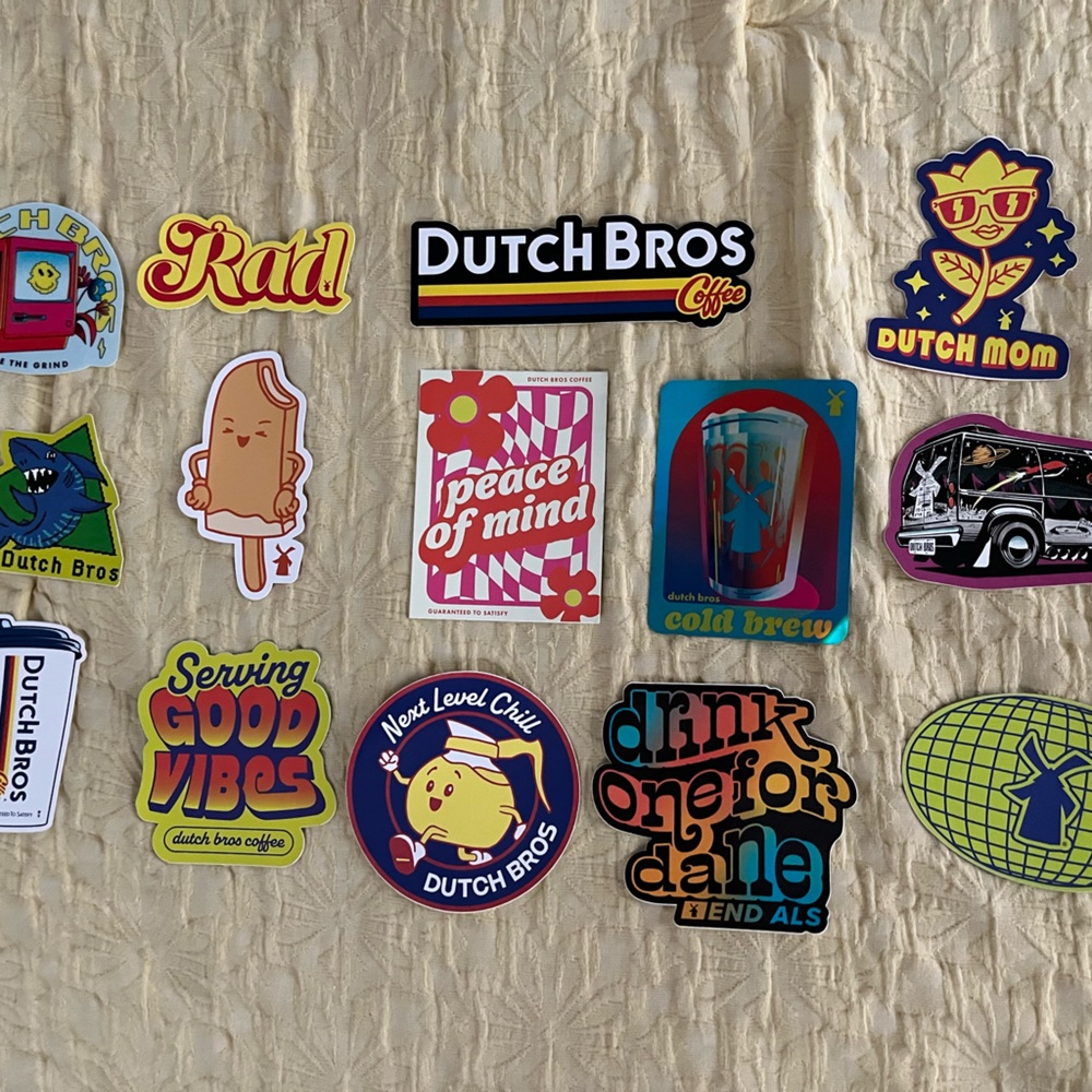 Dutch bros stickers
